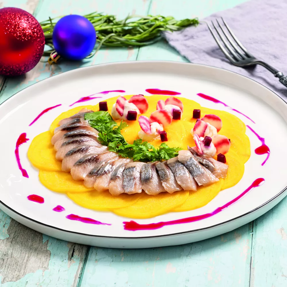 Winterlicher Seiden Matjes